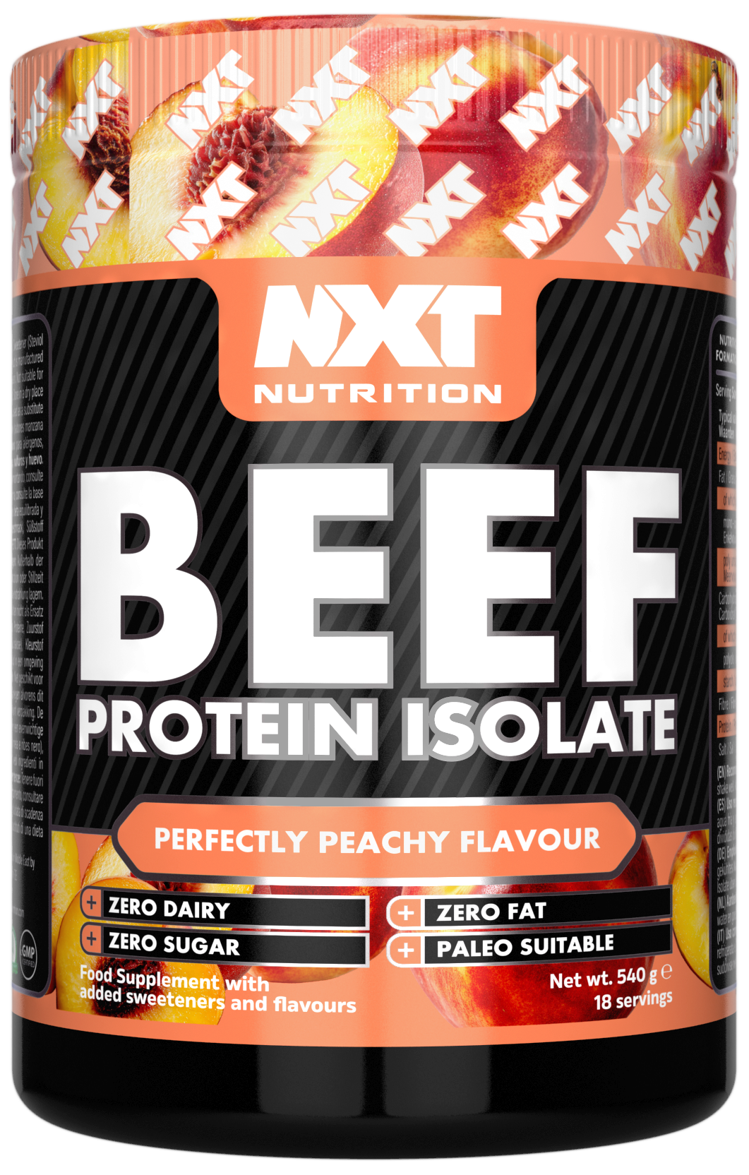 NXT Nutrition Beef Protein Isolate 540g
