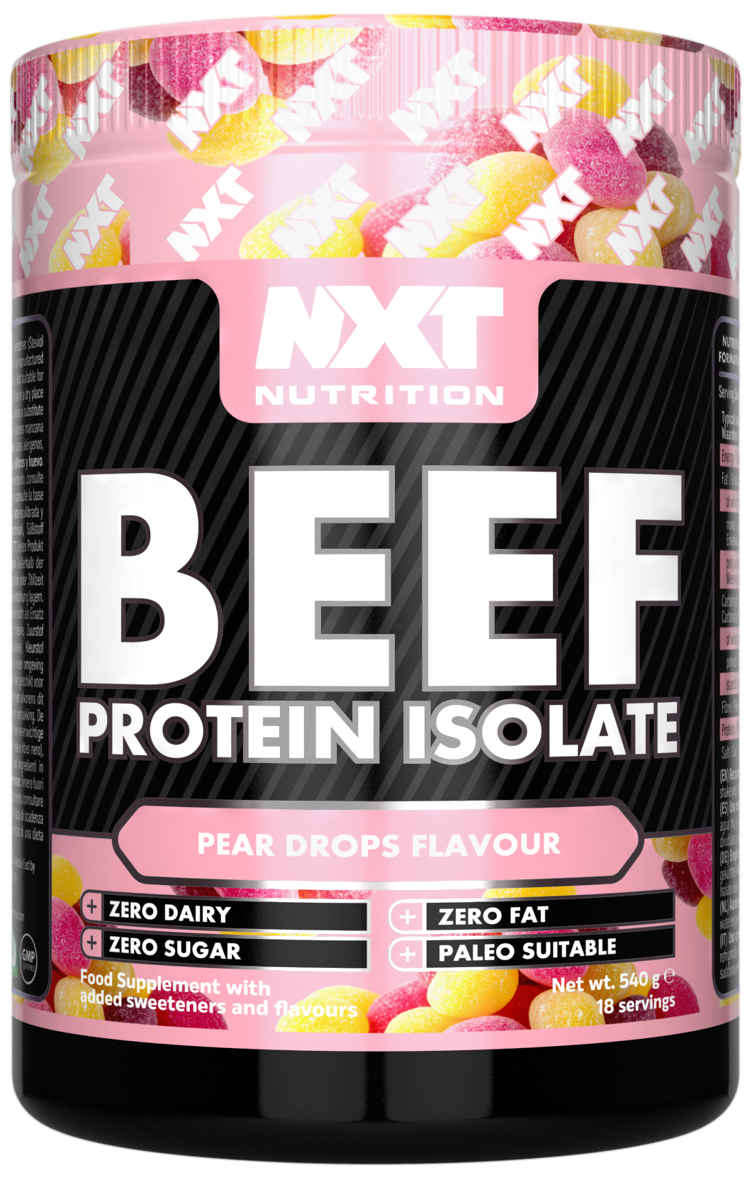 NXT Nutrition Beef Protein Isolate 540g