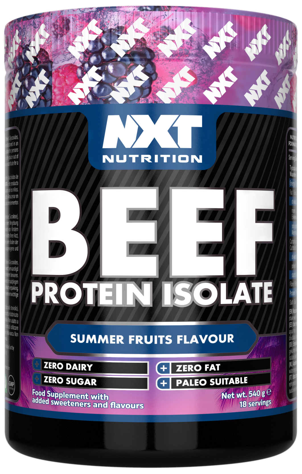 NXT Nutrition Beef Protein Isolate 540g