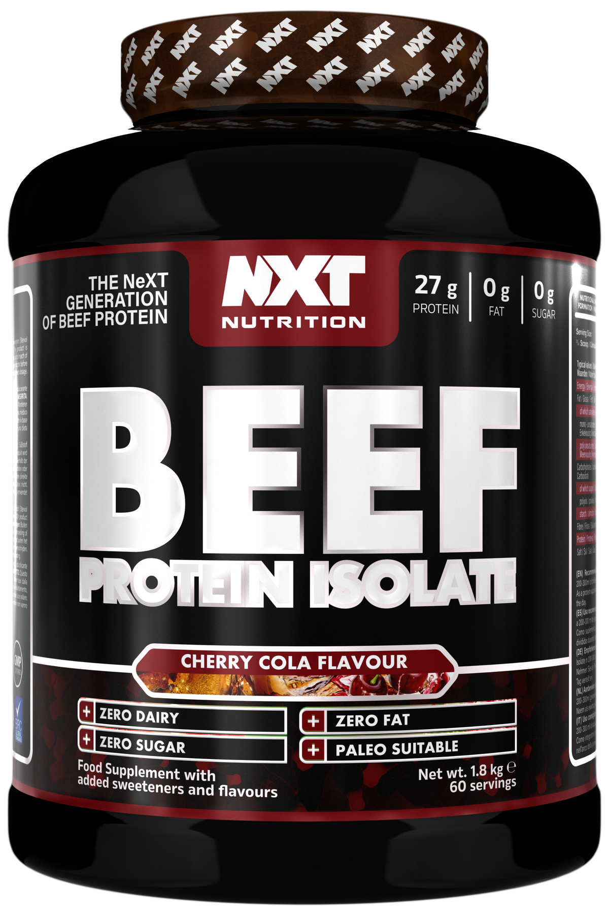 NXT Nutrition Beef Protein Isolate 1.8kg