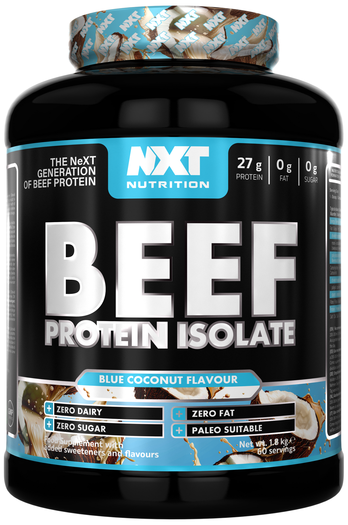 NXT Nutrition Beef Protein Isolate 1.8kg