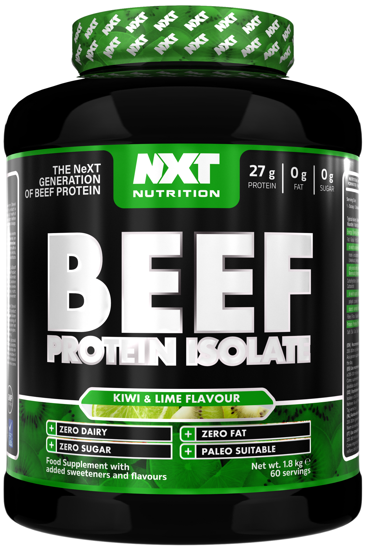 NXT Nutrition Beef Protein Isolate 1.8kg