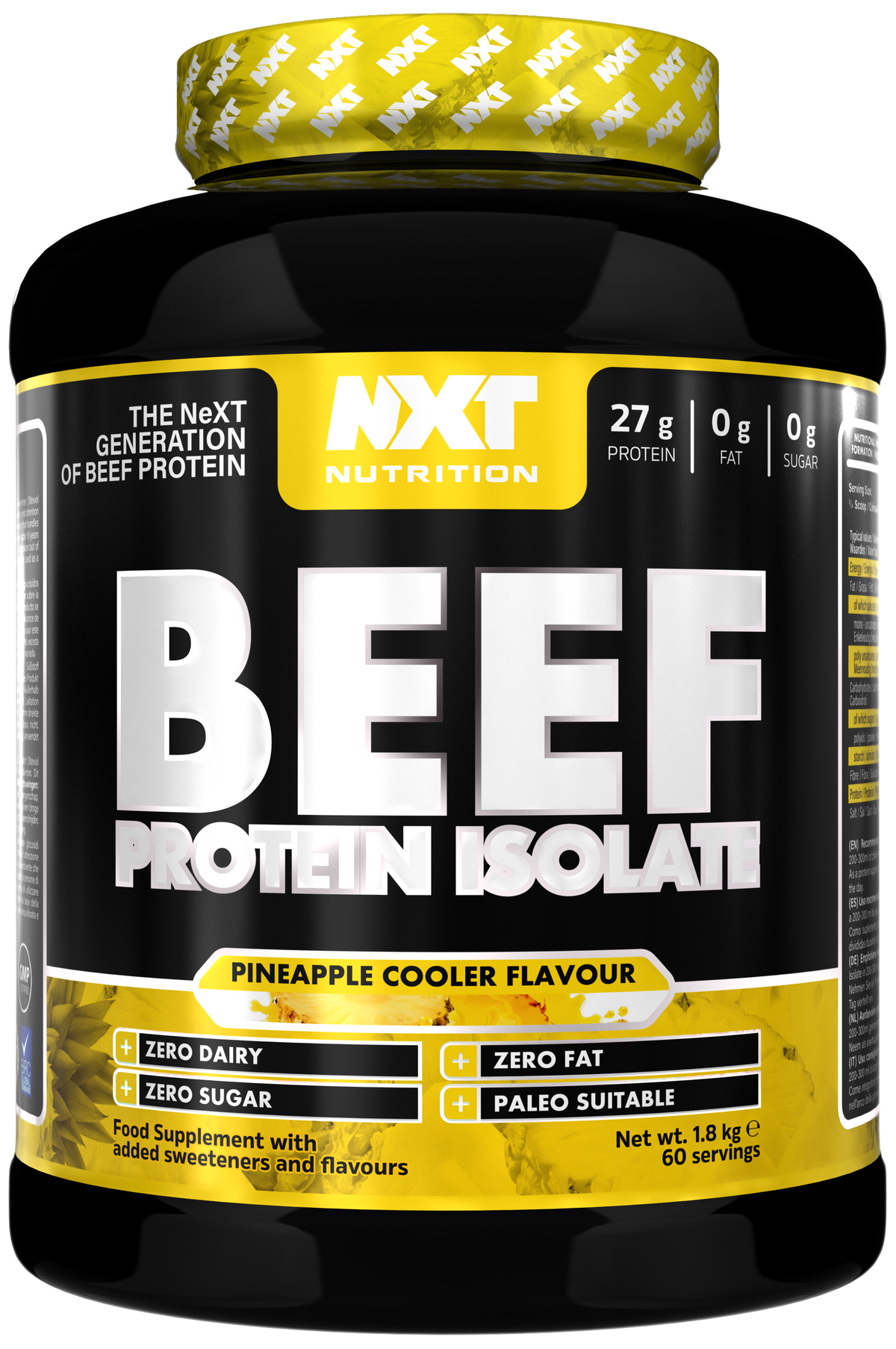 NXT Nutrition Beef Protein Isolate 1.8kg