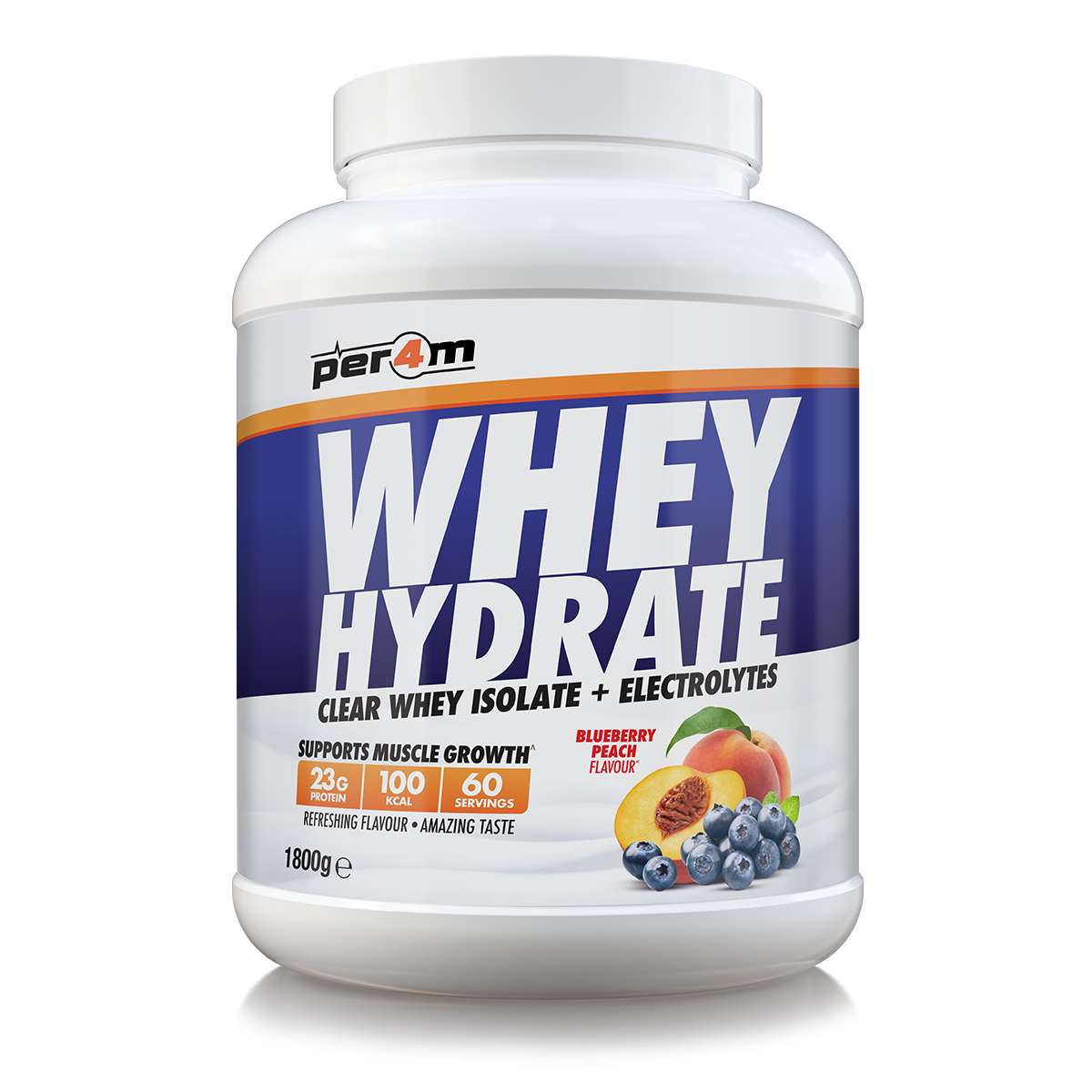 Per4m Whey Hydrate 1.8kg - Blueberry Peach