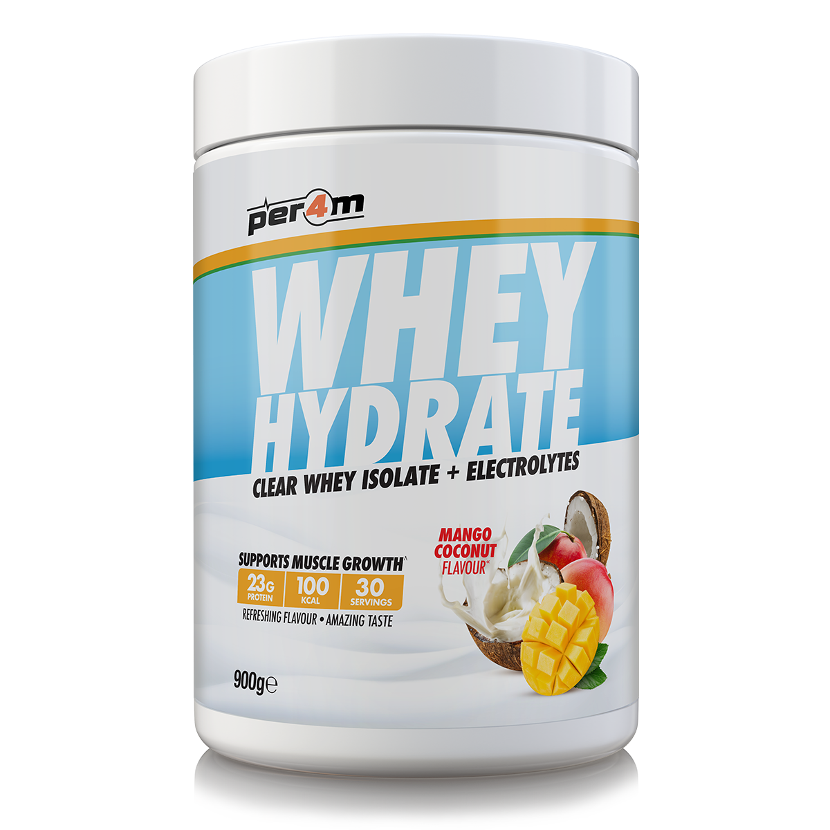 Per4m Whey Hydrate 900g - Mango Coconut