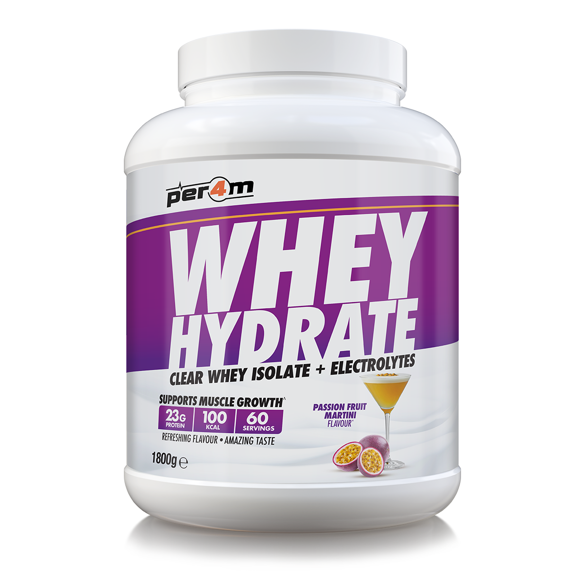 Per4m Whey Hydrate 1.8kg - Passionfruit Martini