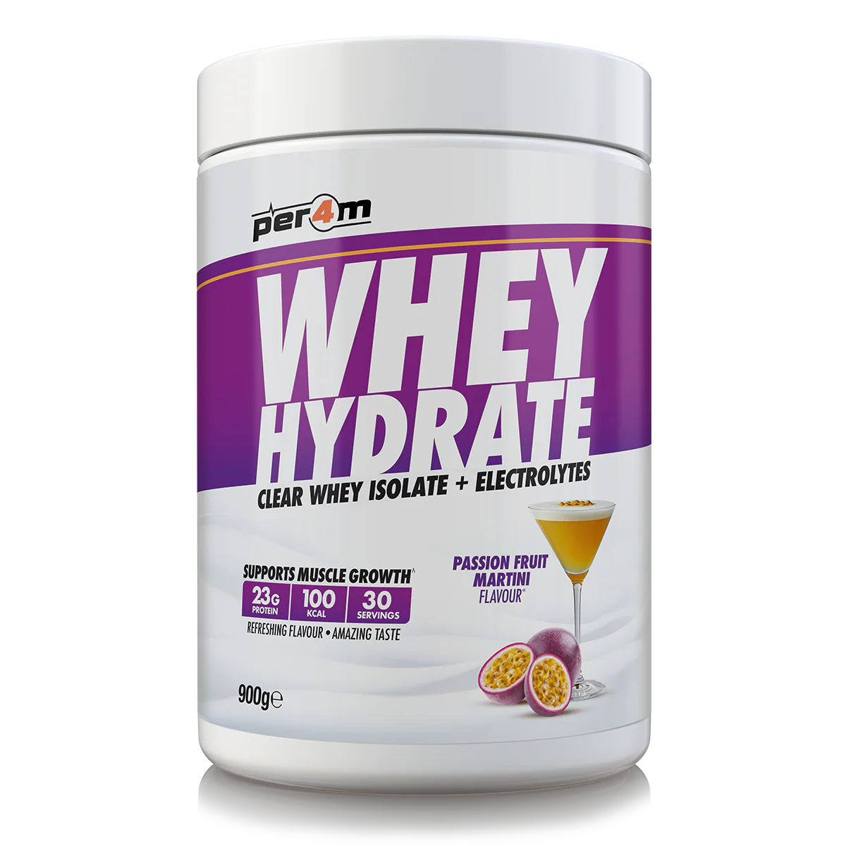 Per4m Whey Hydrate 900g Passionfruit Martini