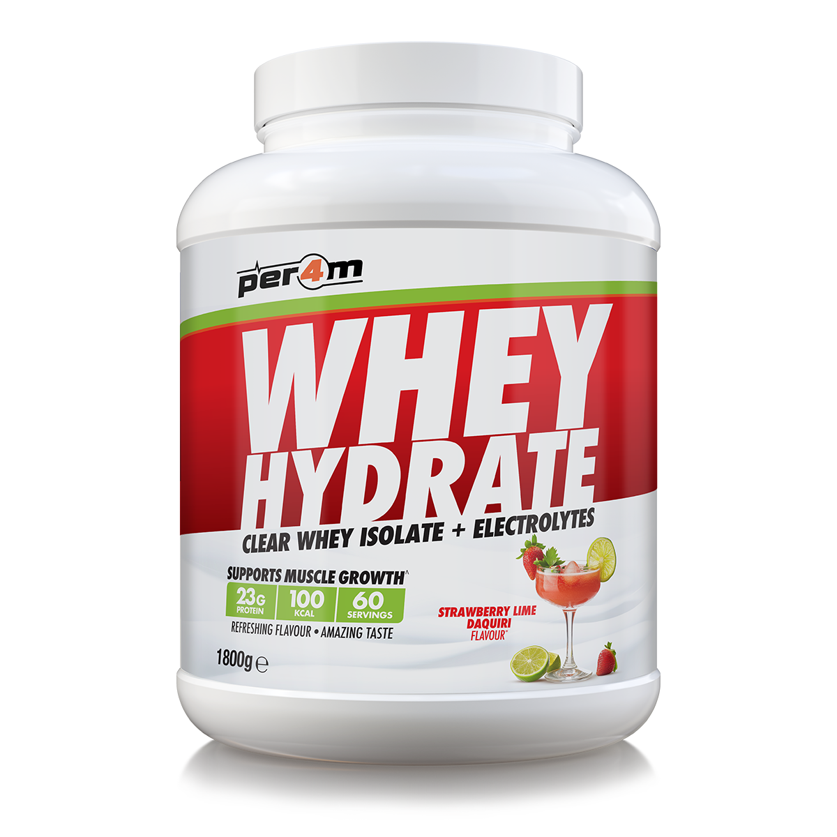 Per4m Whey Hydrate 1.8kg - Strawberry Lime Daiquiri