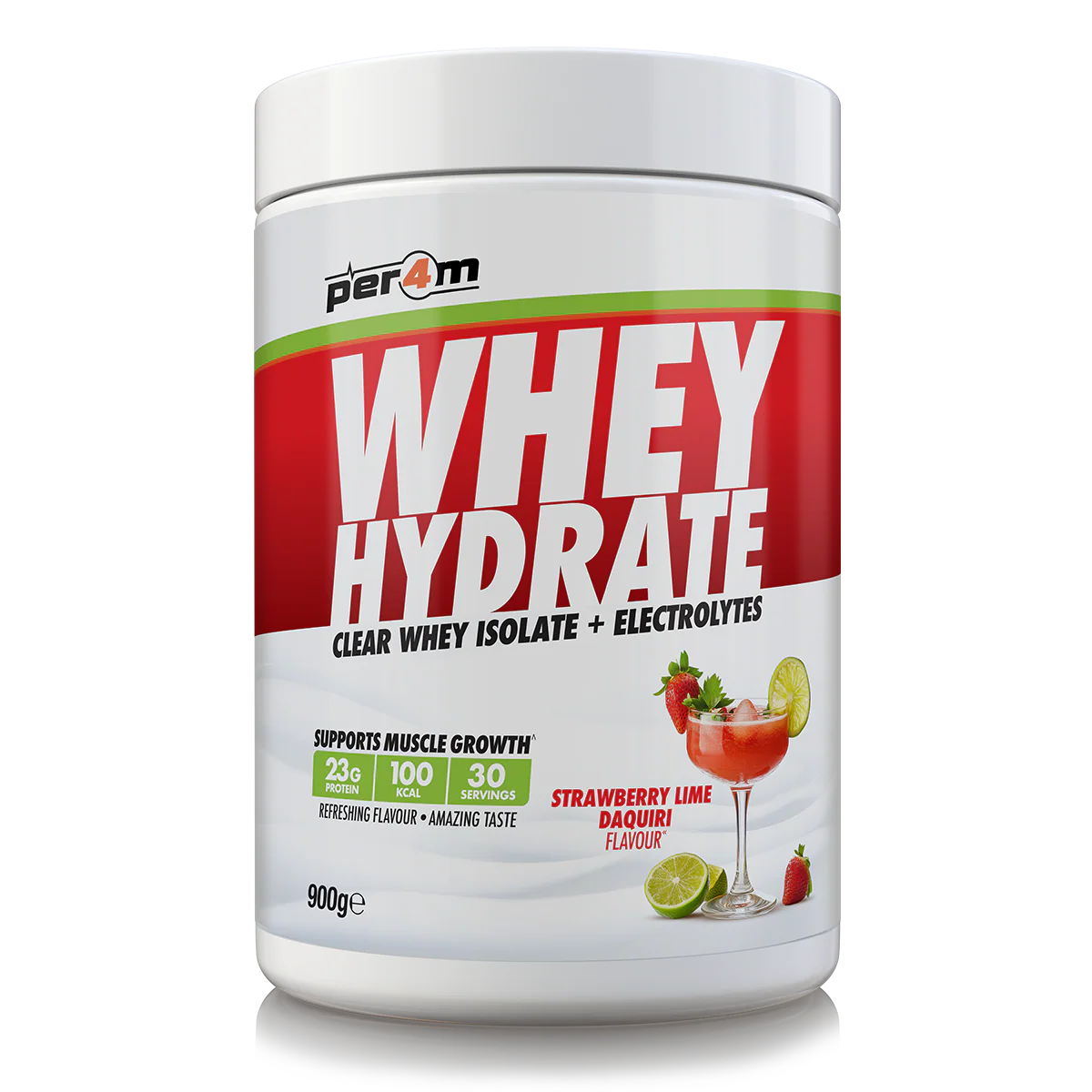 Per4m Whey Hydrate 900g Strawberry Lime Daiquiri