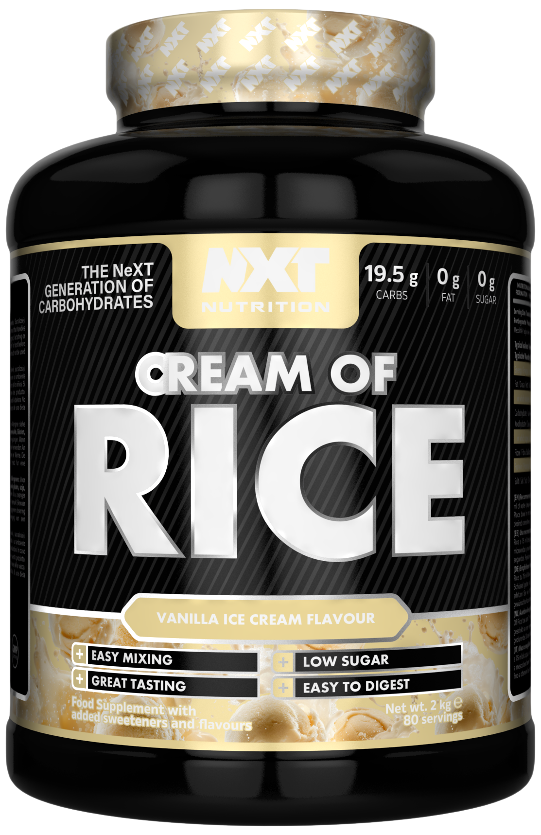 NXT Nutrition Cream of Rice 2kg