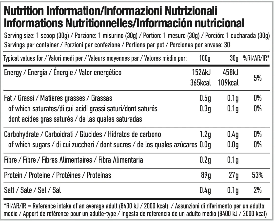 Per4m Isolate Zero 2kg Vanilla