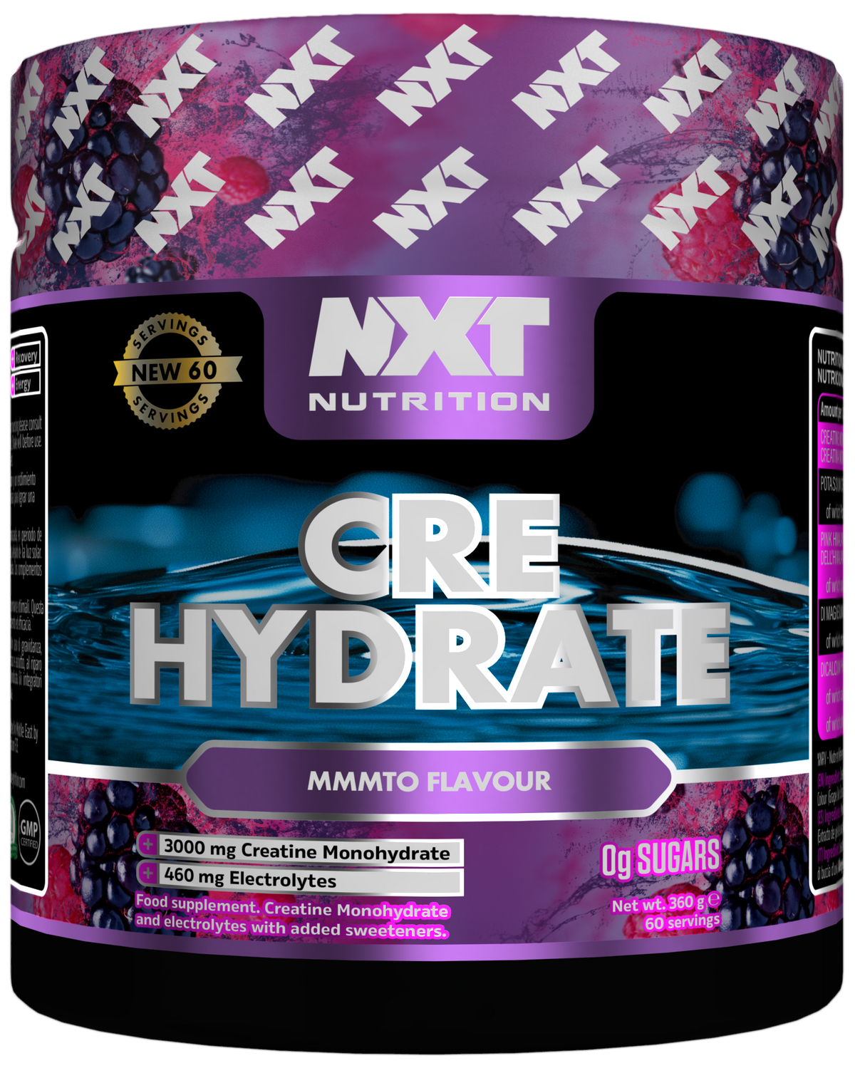 NXT Nutrition CRE Hydrate 360g