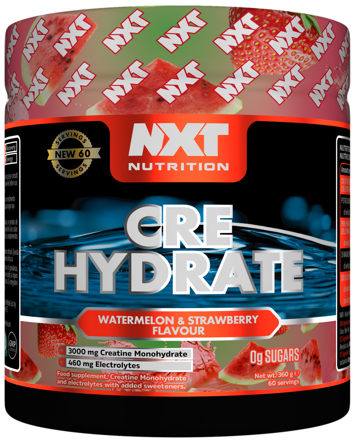 NXT Nutrition CRE Hydrate 360g
