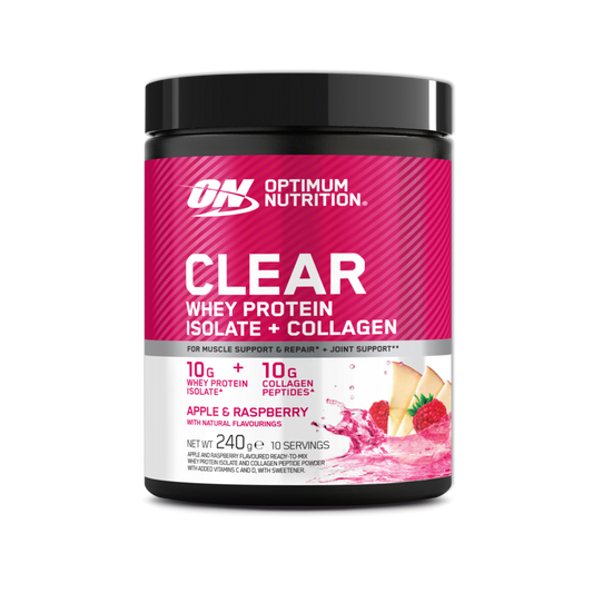 Optimum Nutrition Clear Whey + Collagen 240g Apple & Raspberry