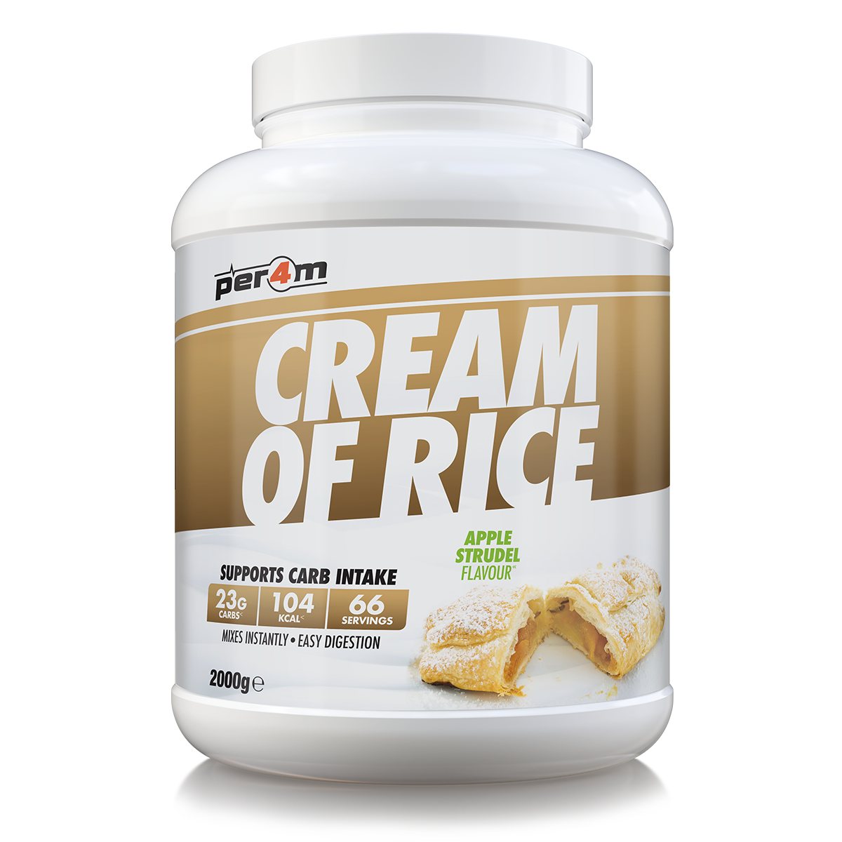 Per4m Cream of Rice 2kg - Apple Strudel