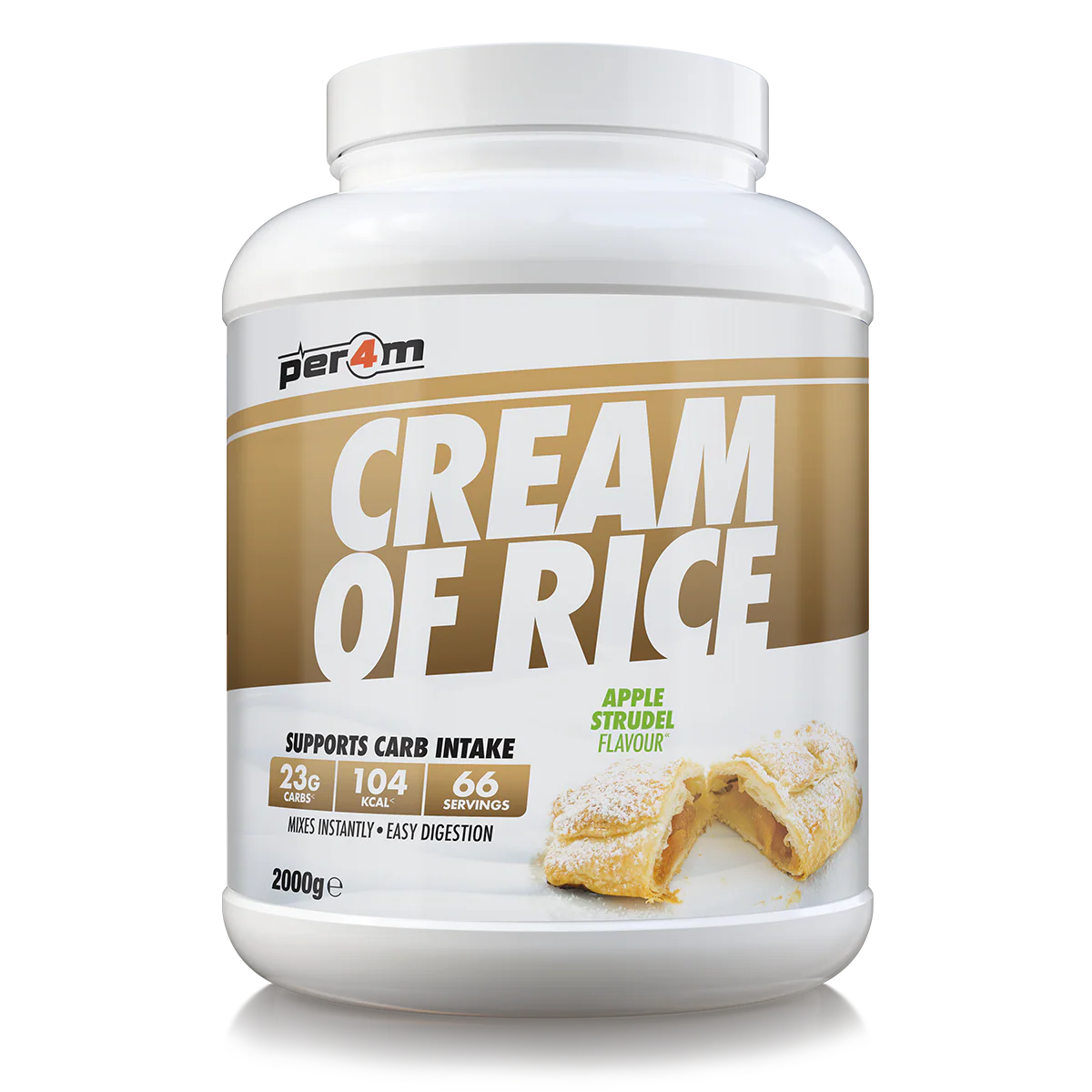 Per4m Cream Of Rice 2kg Apple Strudel