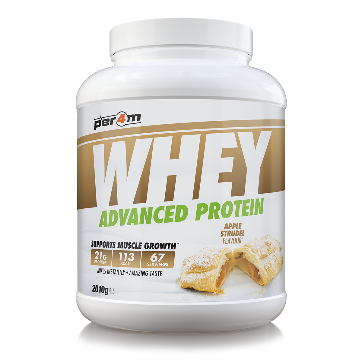 Per4m Advanced Whey Protein 2.01kg - Apple Strudel
