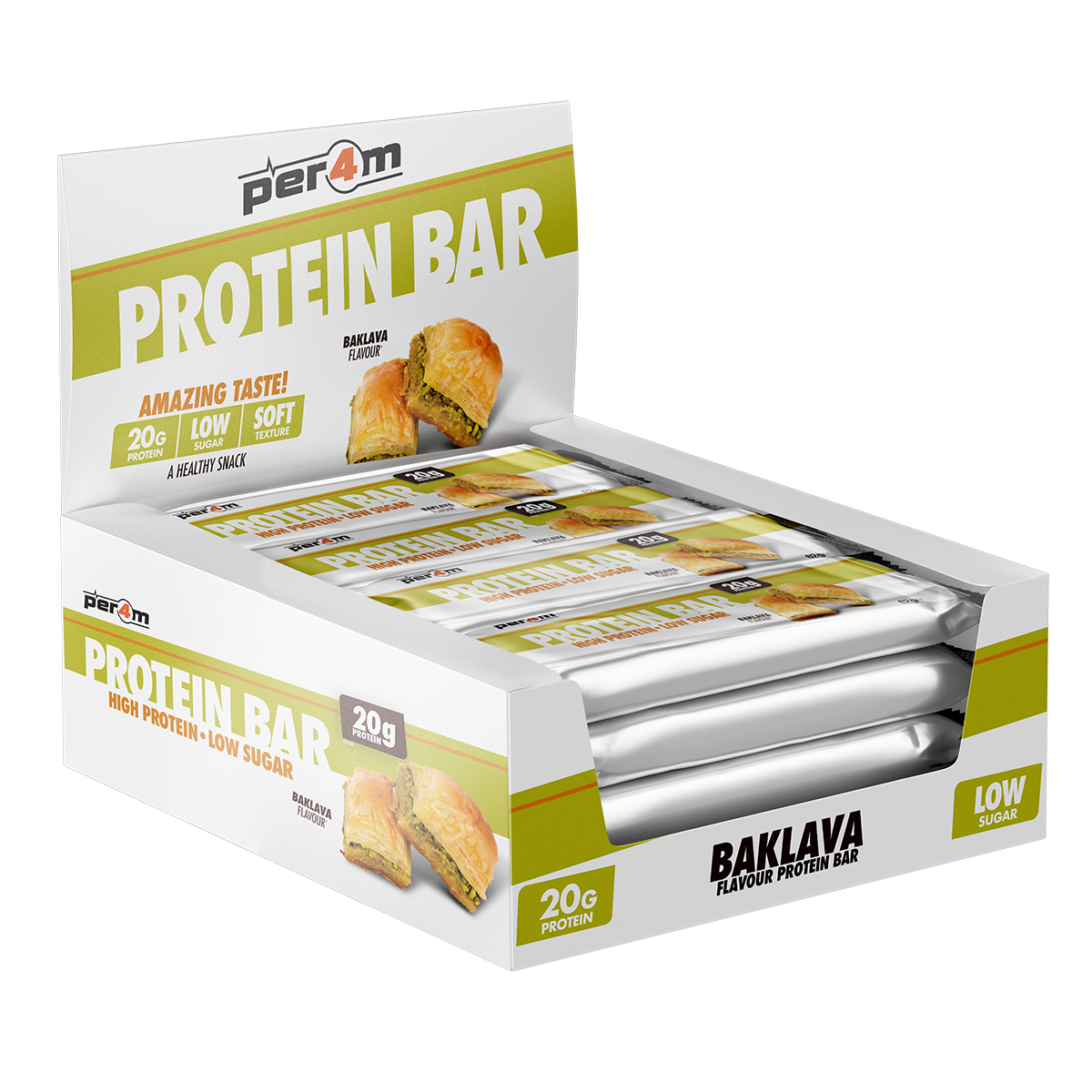 Per4m Protein Bar 12x62g - Baklava