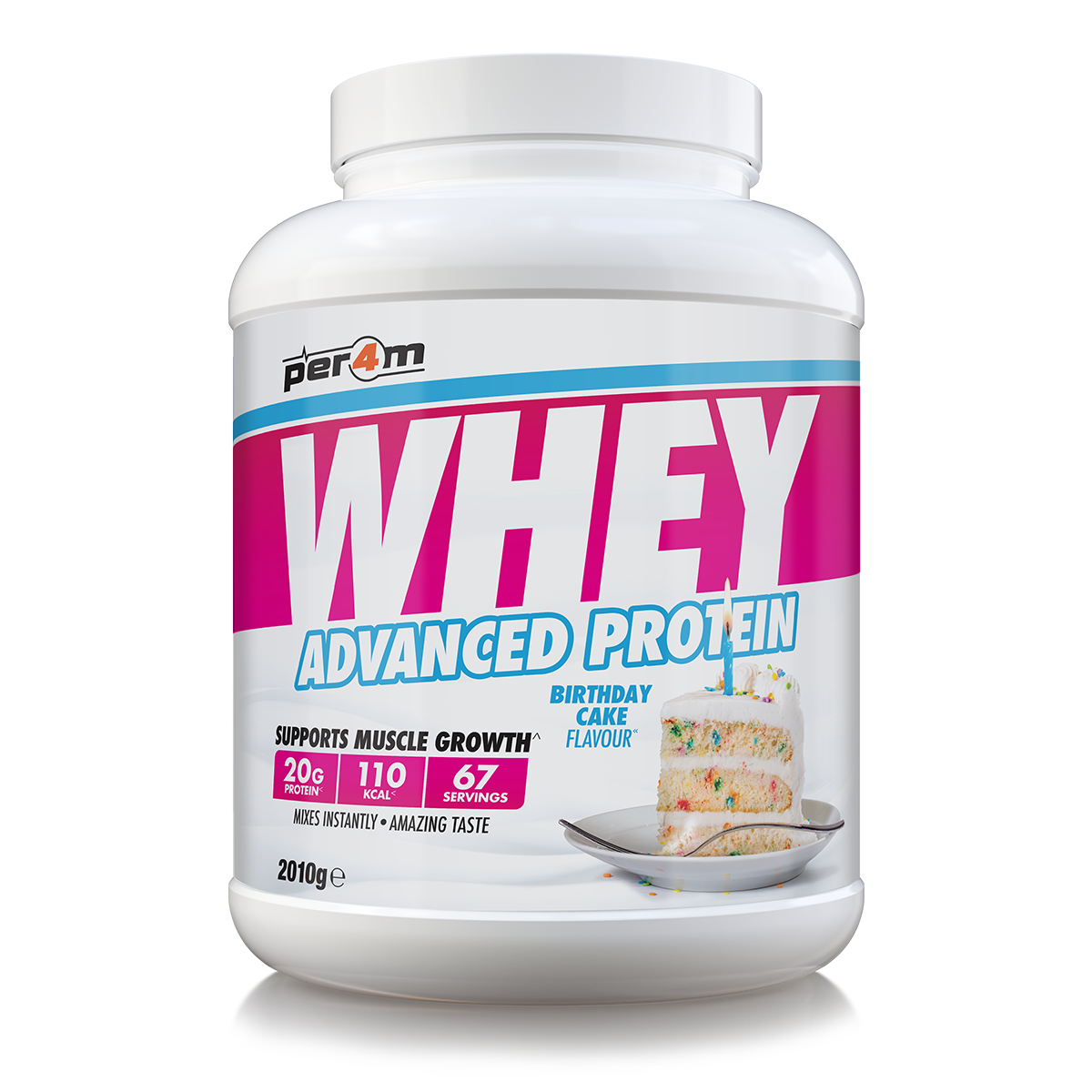 Per4m Advanced Whey Protein 2.01kg - Birthday Cake