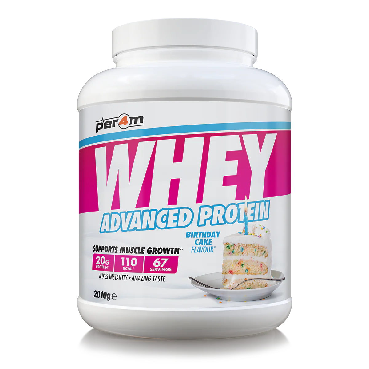 Per4m Advanced Whey Protein 2.01kg Birthday Cake