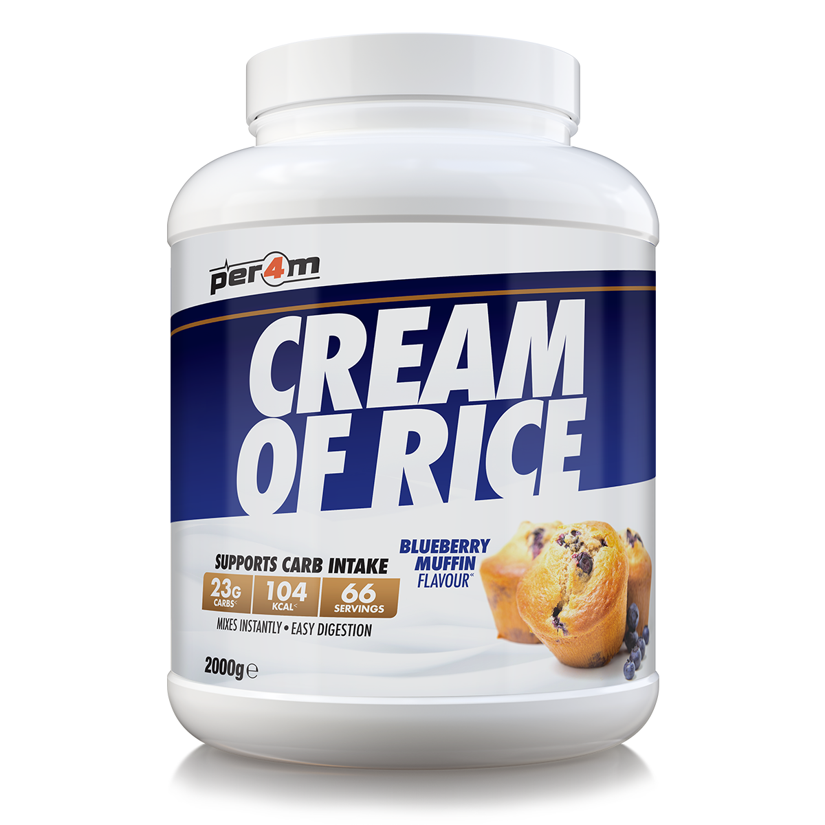 Per4m Cream of Rice 2kg - Blueberry Muffin