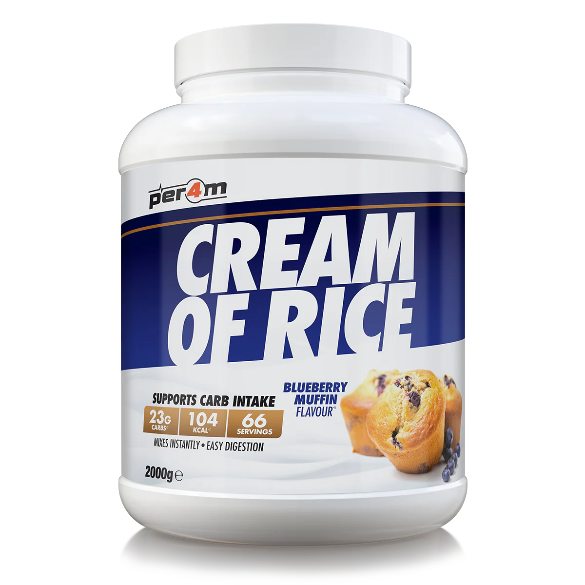 Per4m Cream of Rice 2kg Blueberry Muffin