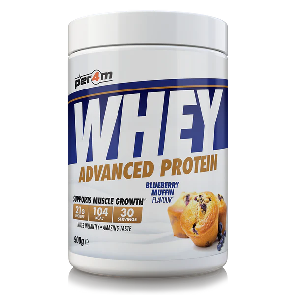 Per4m Advanced Whey Protein 900g Blueberry Muffin