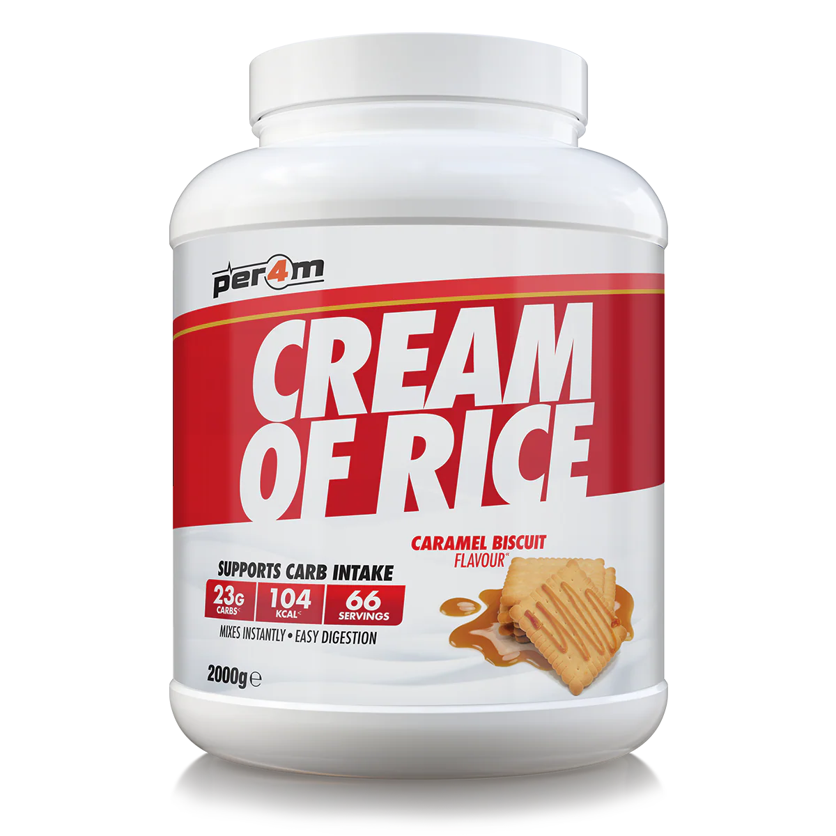 Per4m Cream of Rice 2kg Caramel Biscuit