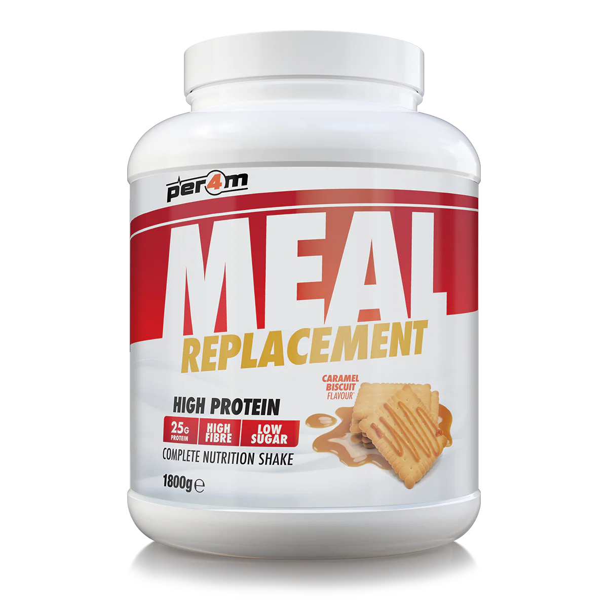 Per4m Meal Replacement  1.8kg Caramel Biscuit