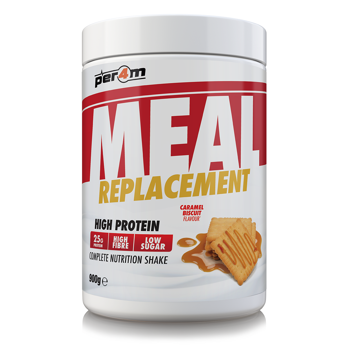 Per4m Meal Replacement 900g - Caramel Biscuit