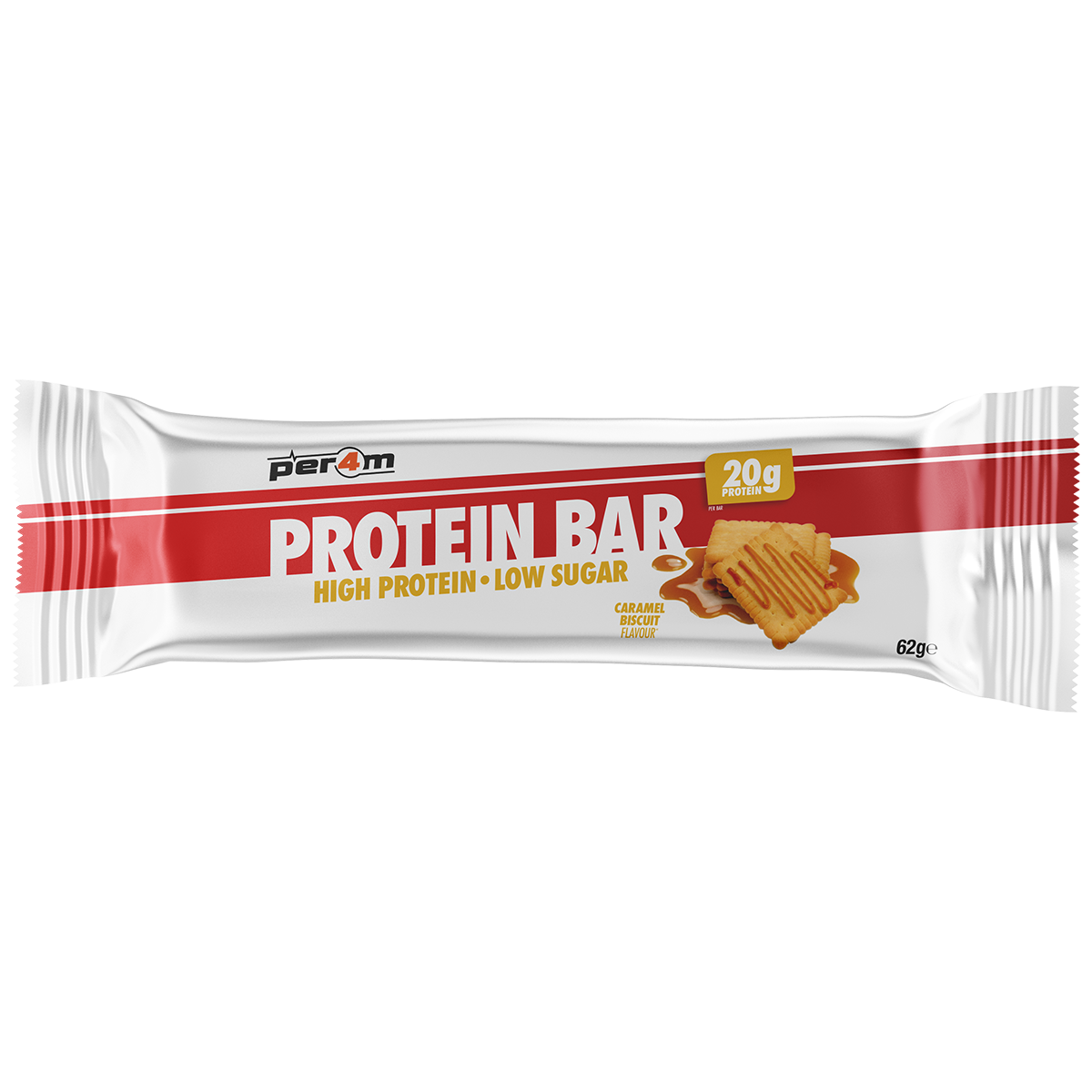 Per4m Protein Bar 62g - Caramel Biscuit