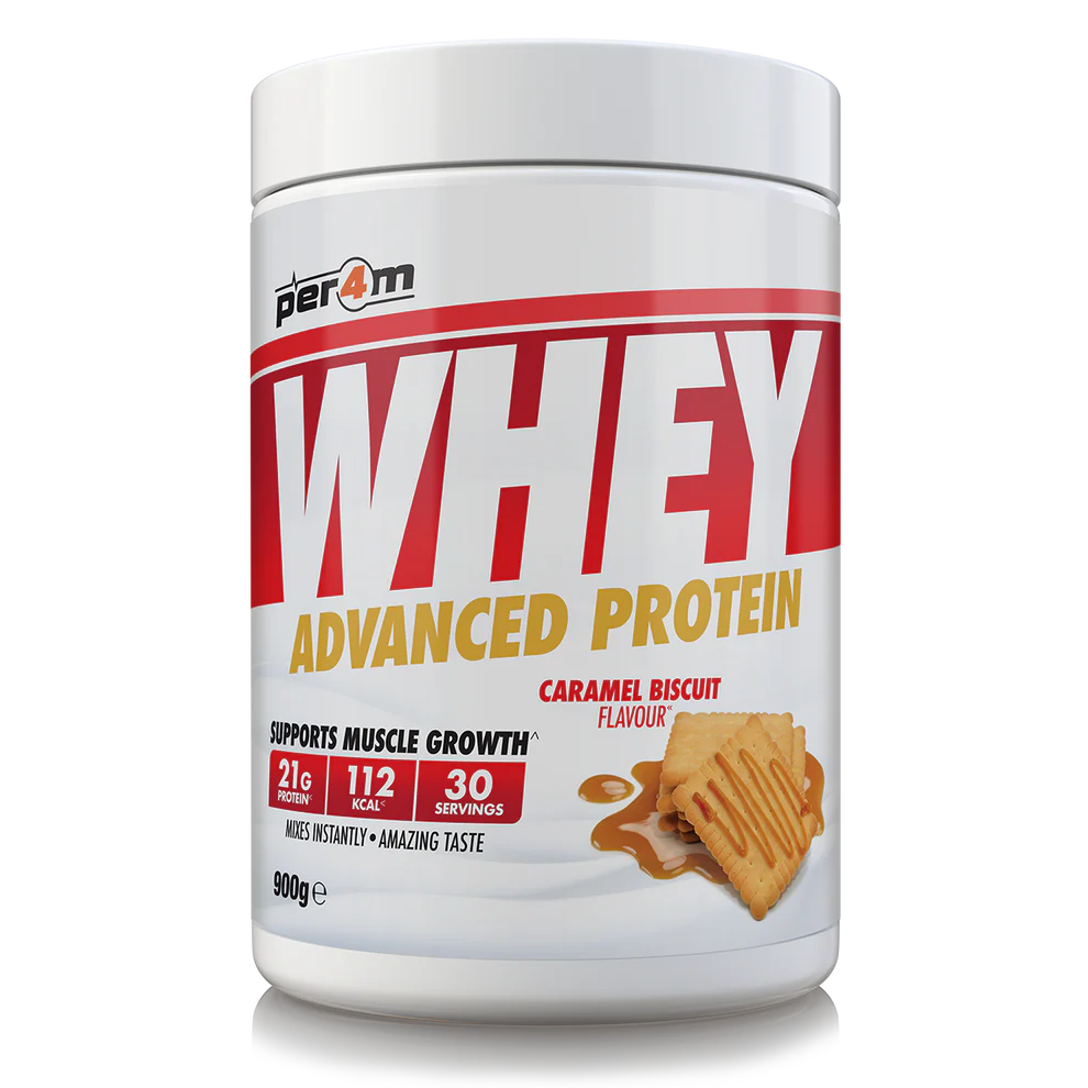 Per4m Advanced Whey Protein 900g Caramel Biscuit