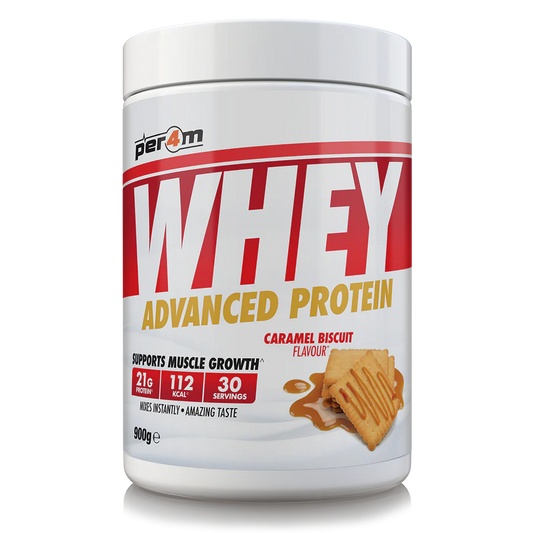 Per4m Advanced Whey Protein 900g Caramel Biscuit