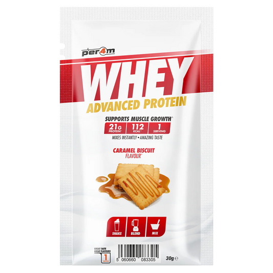 Per4m Advanced Whey Protein Sachet 30g Caramel Biscuit