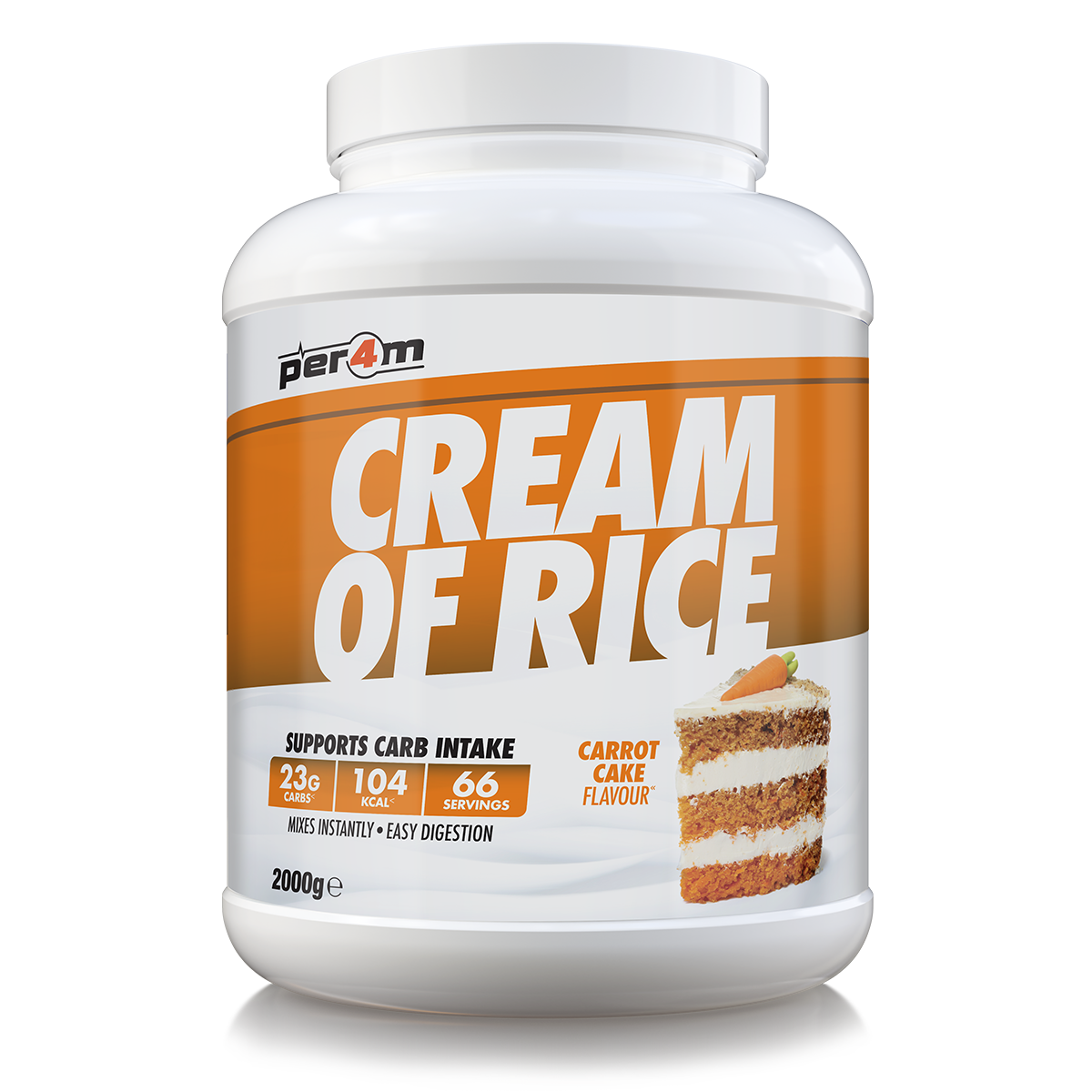 Per4m Cream of Rice 2kg - Carrot Cake