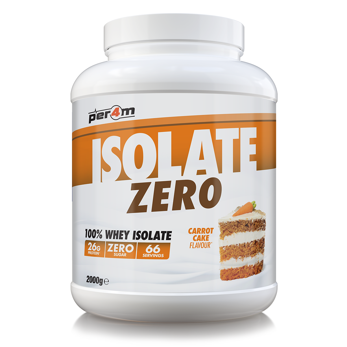 Per4m Isolate Zero 2kg - Carrot Cake