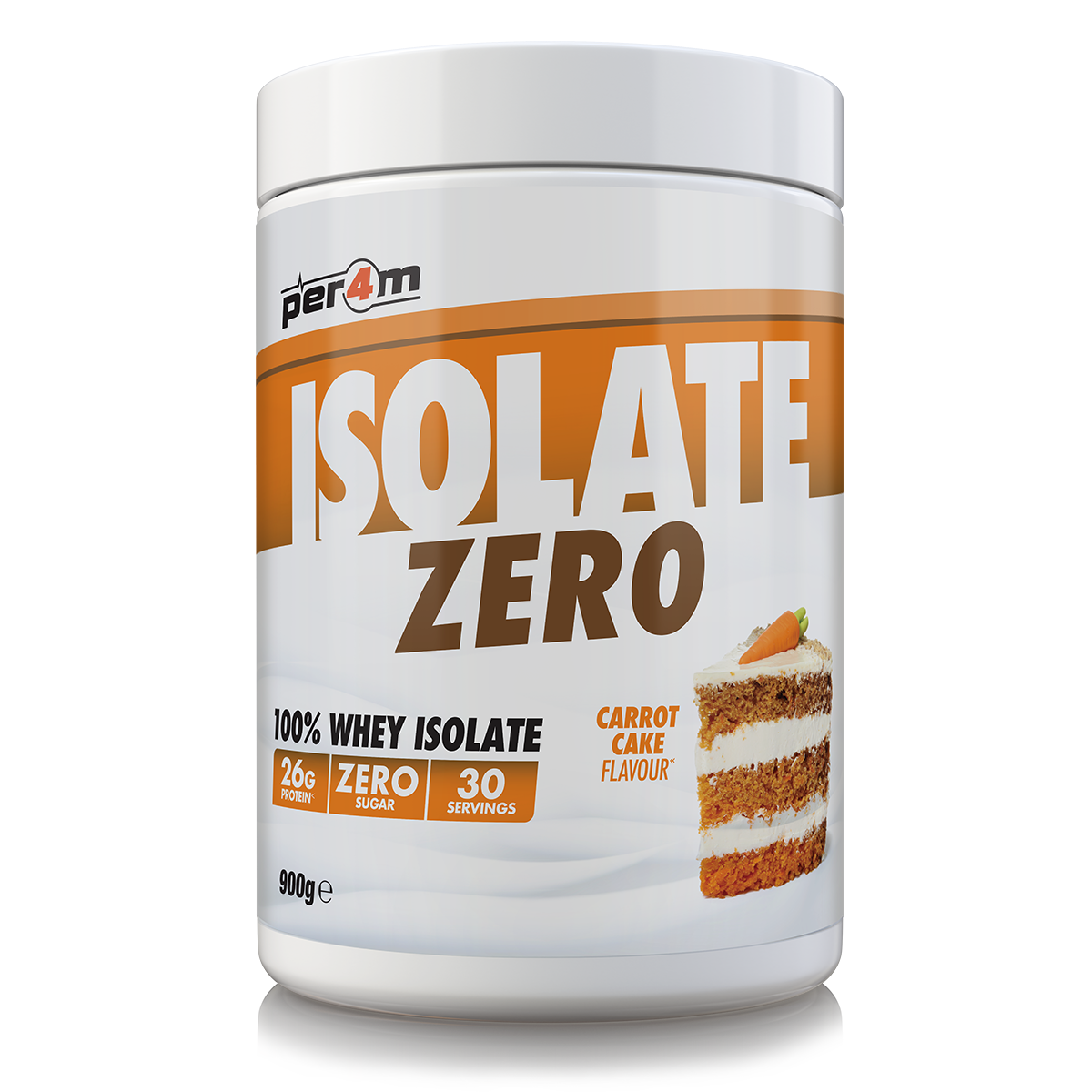 Per4m Isolate Zero 900g - Carrot Cake