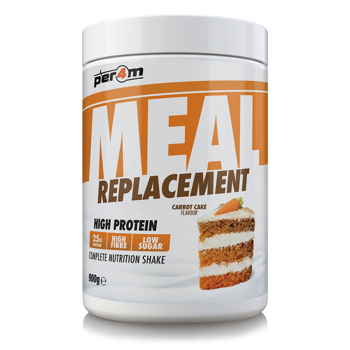 Per4m Meal Replacement 900g - Carrot Cake