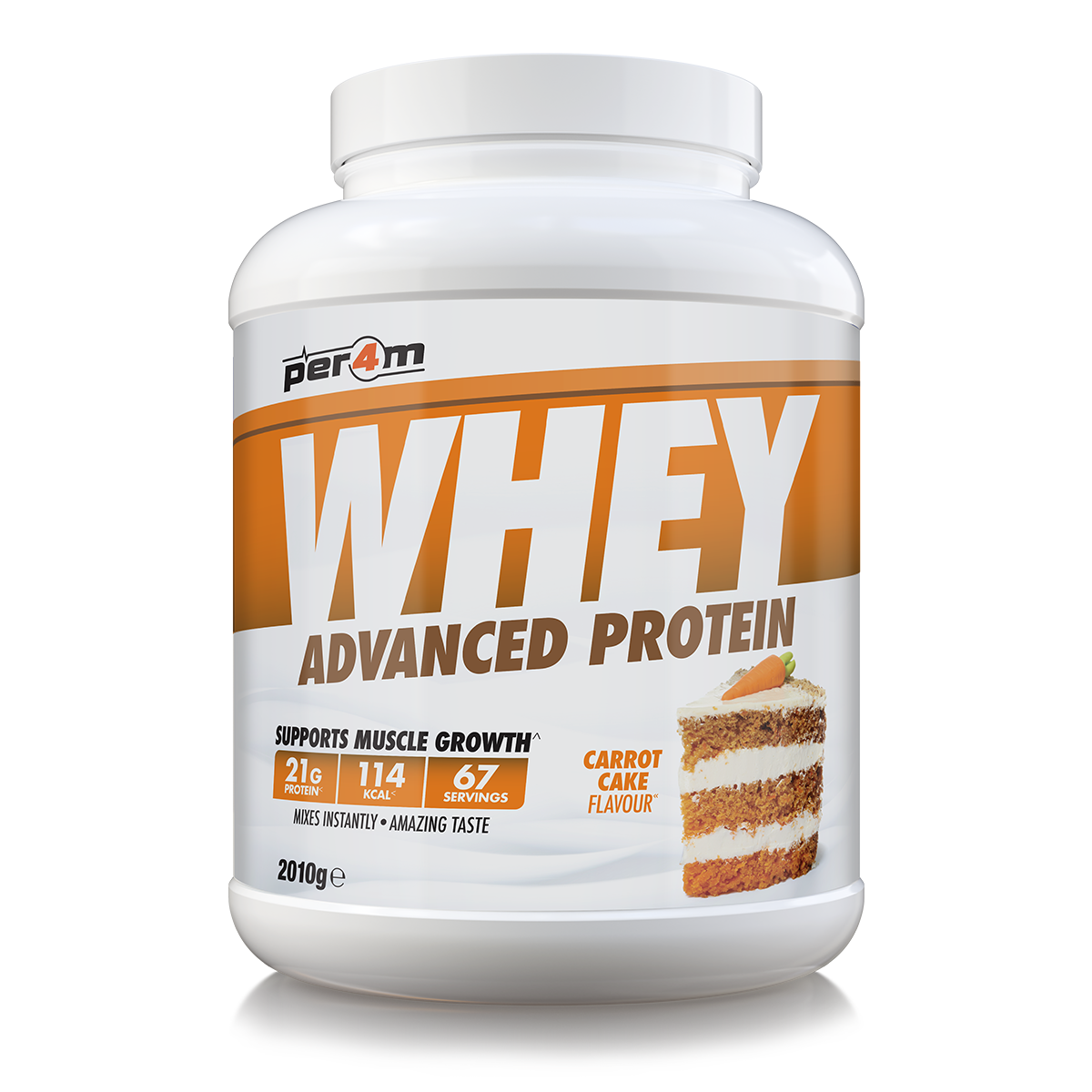 Per4m Advanced Whey Protein 2.01kg - Carrot Cake