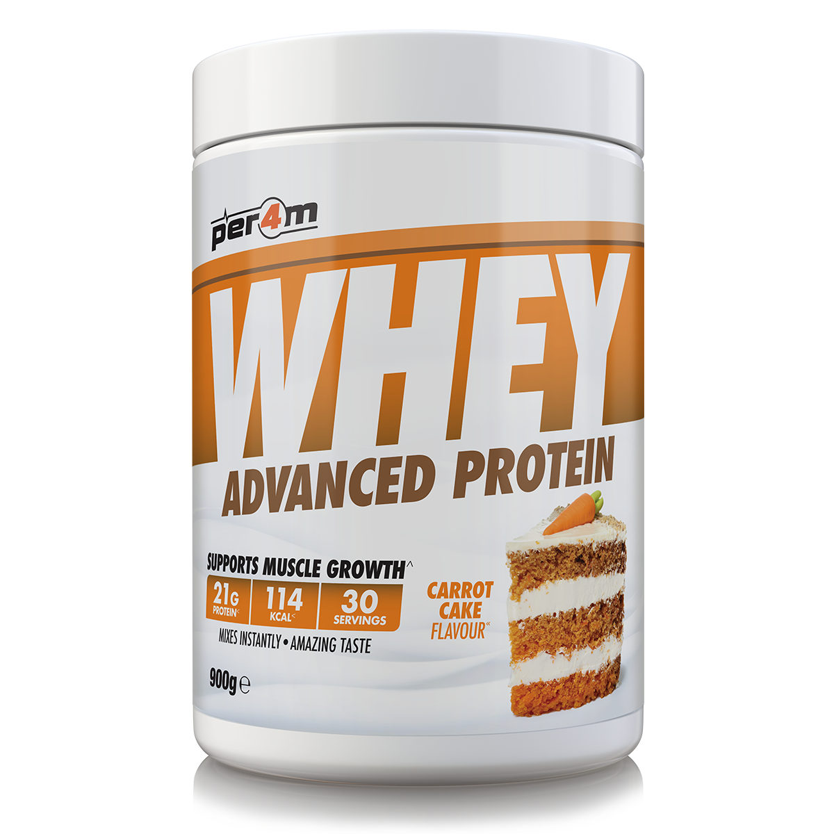 Per4m Advanced Whey Protein 900g - Carrot Cake