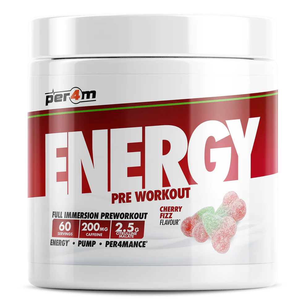 Per4m Energy Pre Workout 390g Cherry Fizz