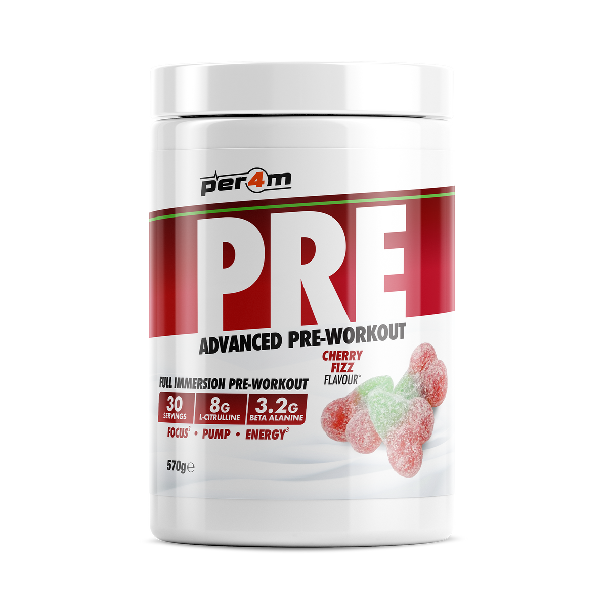 Per4m Pre 570g - Cherry Fizz
