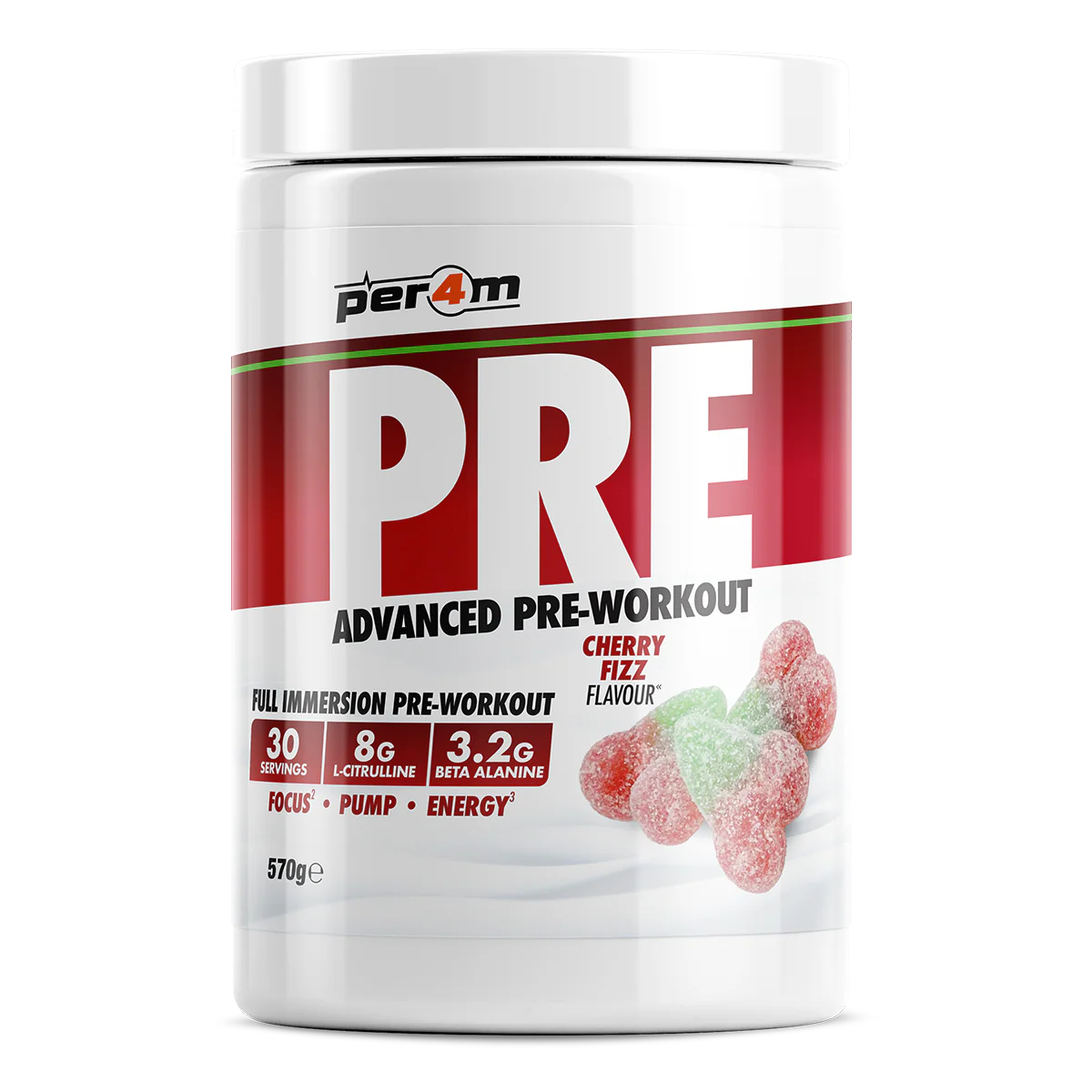 Per4m Pre 570g Cherry Fizz