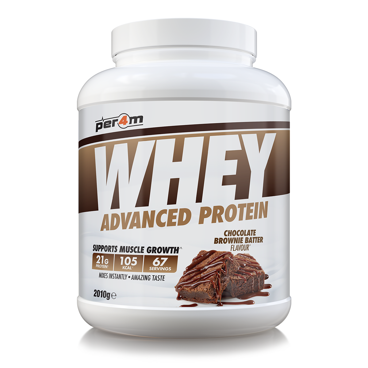 Per4m Advanced Whey Protein 2.01kg - Chocolate Brownie Batter