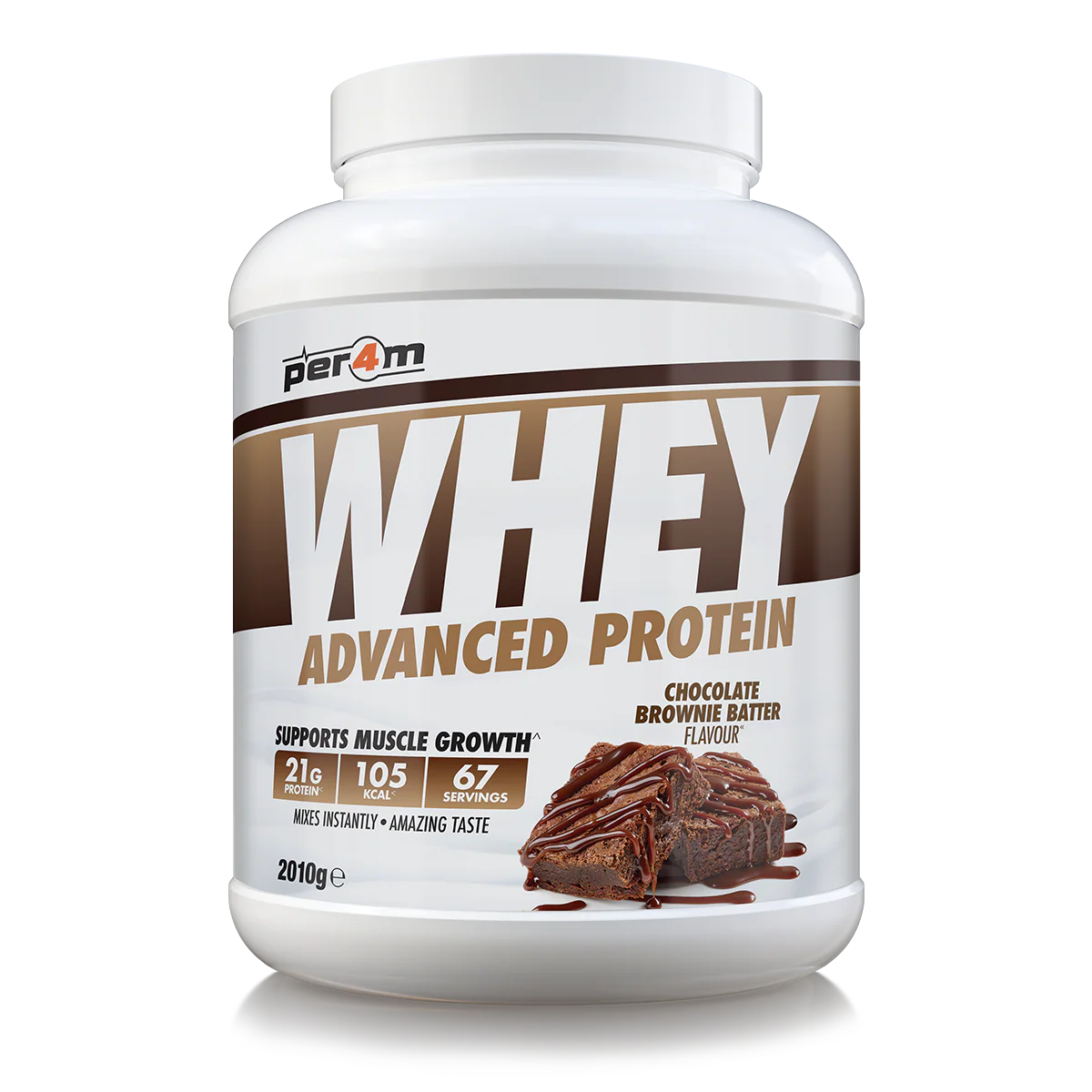 Per4m Advanced Whey Protein 2.01kg Chocolate Brownie Batter