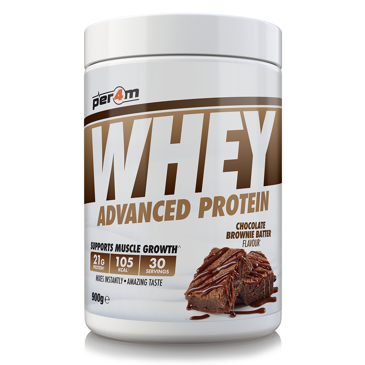 Per4m Advanced Whey Protein 900g - Chocolate Brownie Batter