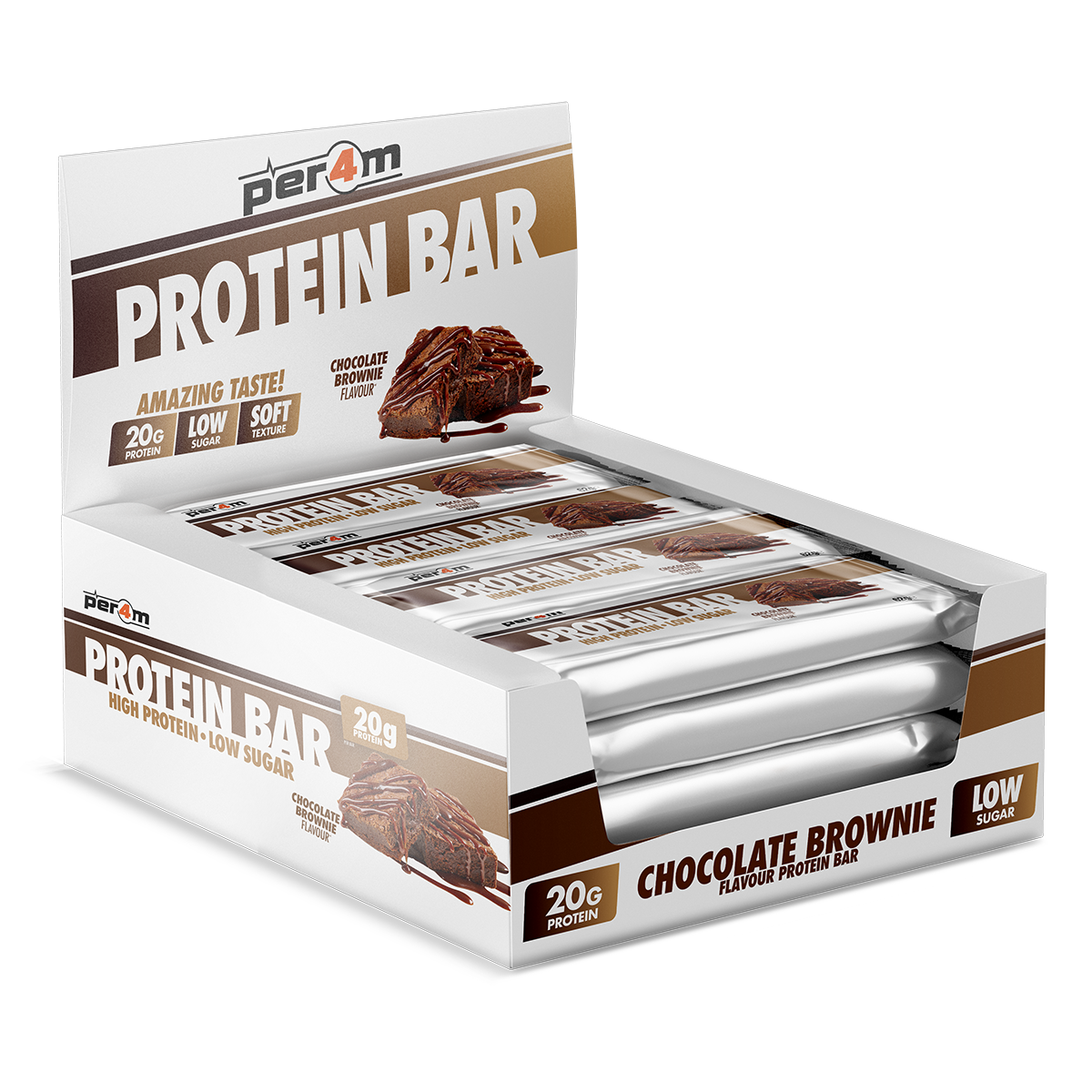 Per4m Protein Bar 12x62g - Chocolate Brownie