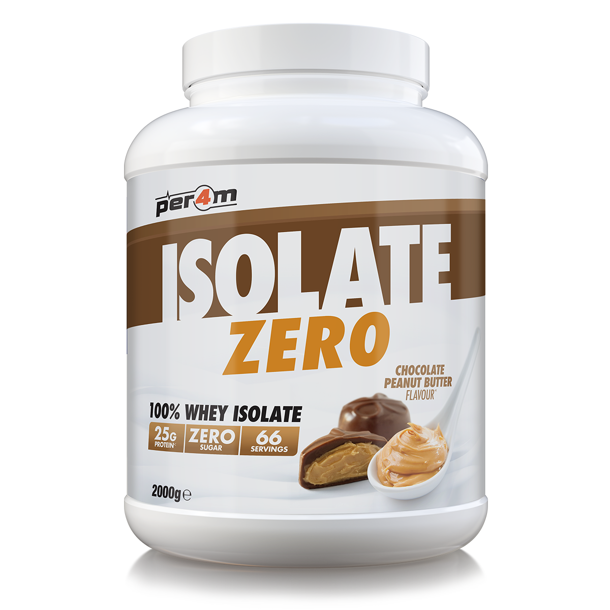 Per4m Isolate Zero 2kg - Chocolate Peanut Butter