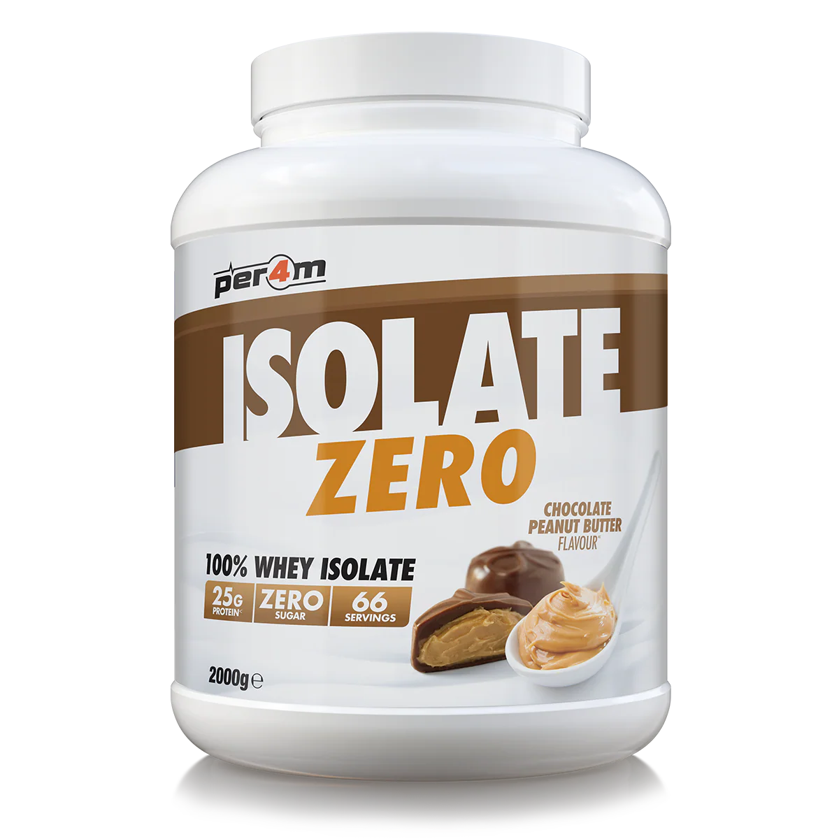 Per4m Isolate Zero 2kg Chocolate Peanut Butter