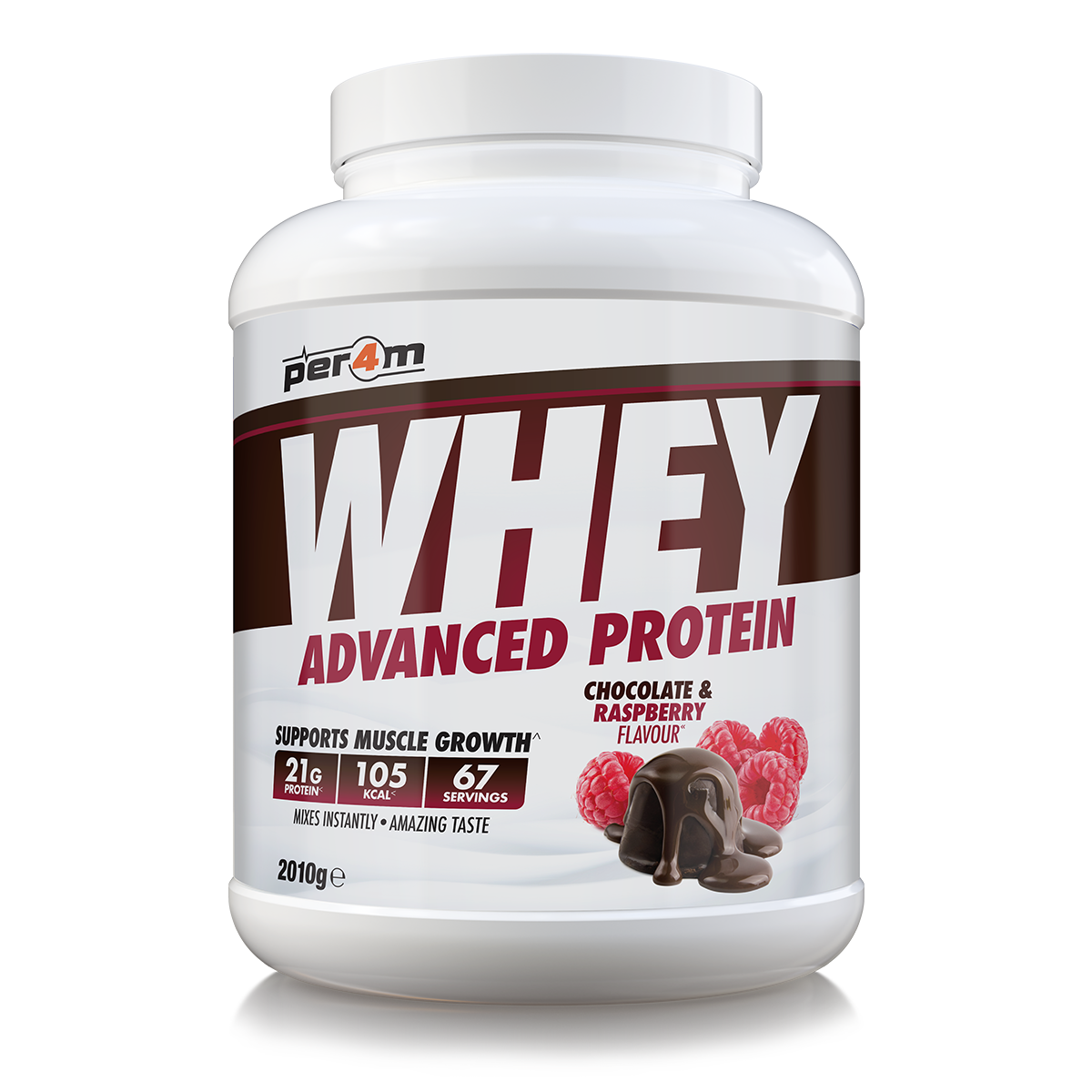 Per4m Advanced Whey Protein 2.01kg - Chocolate & Raspberry